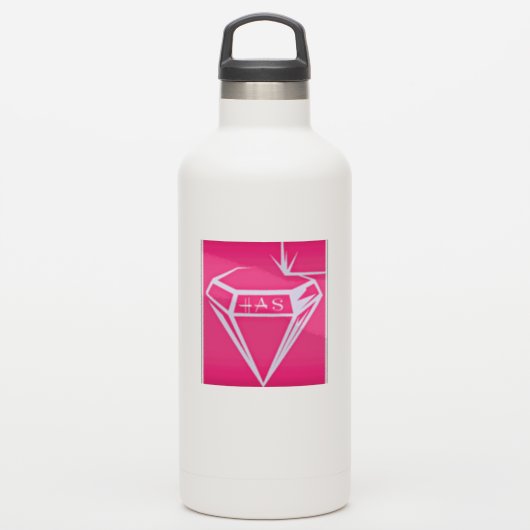 Aangepaste Vinyl Gesneden Logo Sticker door HAS Ju (Waterfles)