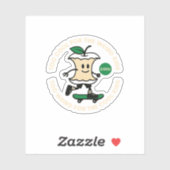 Aangepaste Vinyl Stickers | Duidelijke waterdichte (Vel)