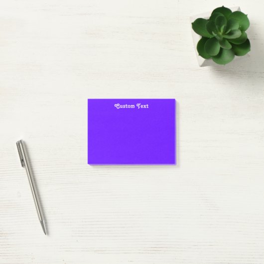 Aangepaste Violet/Indigo Post-it® Notes (Kantoor)