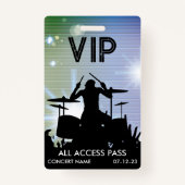 Aangepaste VIP All Access Concern Badge (Voorkant)