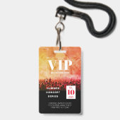Aangepaste VIP All Access Concern Badge (Voorzijde met lanyard)