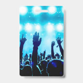 Aangepaste VIP All-Access Concert Event Pass Badge (Achterkant)