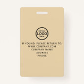 Aangepaste VIP All Access Gold Folie Badge | stree (Achterkant)