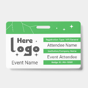Aangepaste VIP-gala-badge-ID Badge