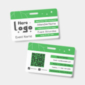 Aangepaste VIP-gala-badge-ID Badge (Voor- en achterkant)