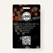 Aangepaste VIP QR Code Event Bokee Badge (Achterkant)