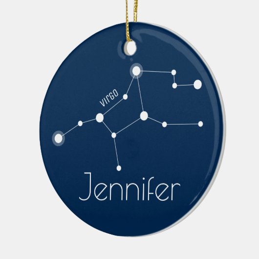 Aangepaste Virgo Constellation Ornament (Links)