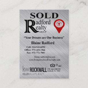 Aangepaste visitekaartje