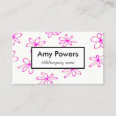 aangepaste visitekaartje met dubbele poot voor sch (Voorkant)