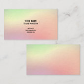 Aangepaste Visitekaartjes, Cool Rainbow gepersonal Visitekaartje (Voorkant / Achterkant)