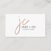 Aangepaste Visitekaartjes: Jade + Co Visitekaartje (Voorkant)