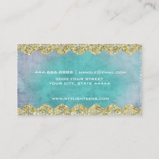 Aangepaste Visitekaartjes maken, gepersonaliseerd (Achterkant)