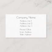 Aangepaste Visitekaartjes met fotoontwerp (Achterkant)