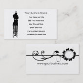 Aangepaste Visitekaartjes - Seamstress (Voorkant / Achterkant)