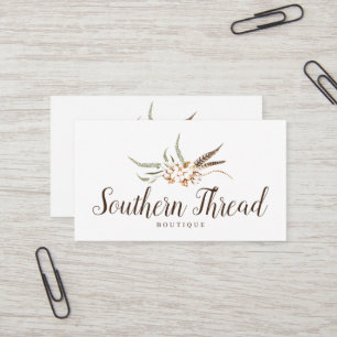 Aangepaste Visitekaartjes: Southern Thread Boutiqu Visitekaartje