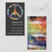 Aangepaste Visitekaartjes voor artistieke vredessi (Voorkant / Achterkant)