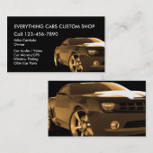 Aangepaste Visitekaartjes voor auto's (Voorkant / Achterkant)