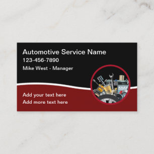 Aangepaste Visitekaartjes voor auto's