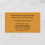 Aangepaste visitekaartjes voor bestandskabinetten (Achterkant)