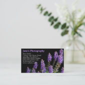 Aangepaste Visitekaartjes voor fotografie (Staand voorkant)
