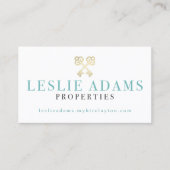 Aangepaste Visitekaartjes voor Leslie Adams (Voorkant)