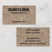 Aangepaste Visitekaartjes voor onbelaste winkels (Voorkant / Achterkant)