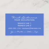 Aangepaste visitekaartjes voor regenboogkleuren (Achterkant)