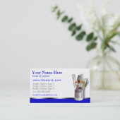 Aangepaste Visitekaartjes voor schilders (Staand voorkant)