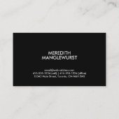 Aangepaste Visitekaartjes voor stedelijke graffiti (Achterkant)