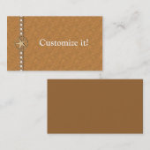 Aangepaste Visitekaartjes voor Texas Lone Star (Voorkant / Achterkant)