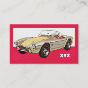 Aangepaste visitekaartjes voor vintage-auto's