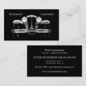 Aangepaste visitekaartjes voor vintage-auto's (Voorkant / Achterkant)