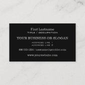 Aangepaste visitekaartjes voor vintage-auto's (Achterkant)