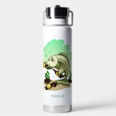 Aangepaste visnaam drink waterfles (Achterkant)