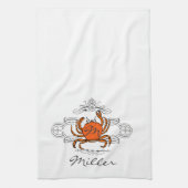 Aangepaste Vlaamse Oranje keukenhanddoek (Verticaal)