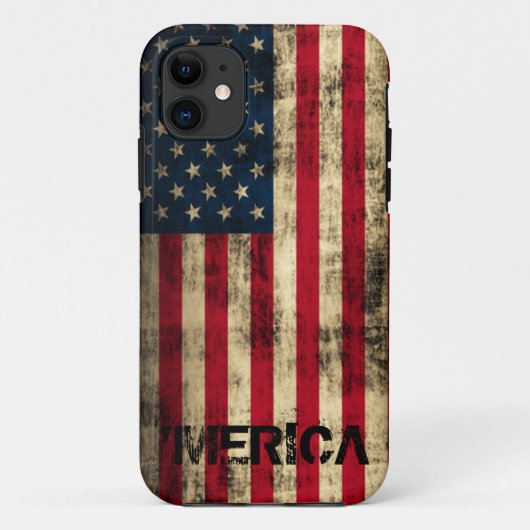 Aangepaste  vlag "Merica Flag" Case-Mate iPhone Case (Achterkant)