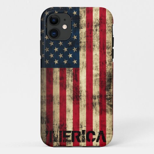 Aangepaste  vlag "Merica Flag" Case-Mate iPhone Case (Achterkant)