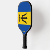 Aangepaste vlag op Monogram Barbados Pickleball Paddle (Links)
