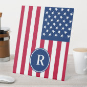 Aangepaste vlag reclamebord met voetstuk (Insitu)