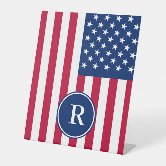 Aangepaste vlag reclamebord met voetstuk (Voorkant)