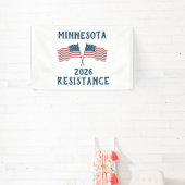 Aangepaste vlag van de VS weerstand Spandoek (Insitu)