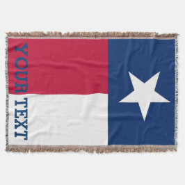 Aangepaste vlag van Texas Deken