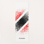 Aangepaste vlag van Trinidad en Tobago Dot Pattern Yogamat (Voorkant)