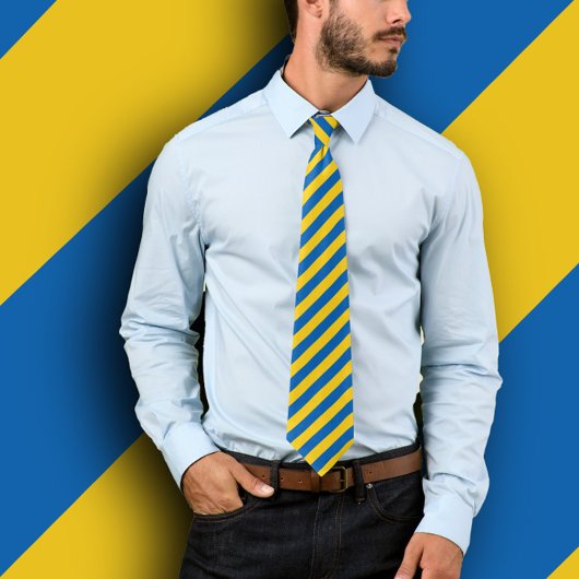Aangepaste vlag voor Oekraïne Stropdas