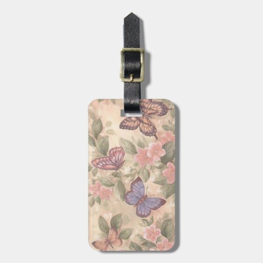 Aangepaste vlinder Bagagelabel (Voorkant verticaal)