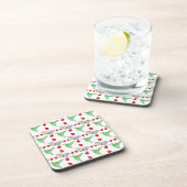 Aangepaste vlinder, Hummingbird en Ladybug Pattern Bier Onderzetter (Rechterzijde)