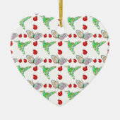 Aangepaste vlinder, Hummingbird en Ladybug Pattern Keramisch Ornament (Voorkant)