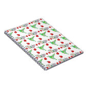 Aangepaste vlinder, Hummingbird en Ladybug Pattern Notitieboek (Rechterzijde)