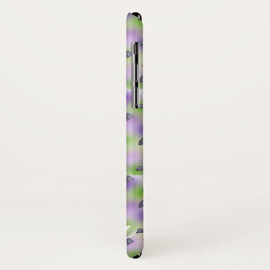 Aangepaste vlinder Iphone x hoesje (Achterkant/links)