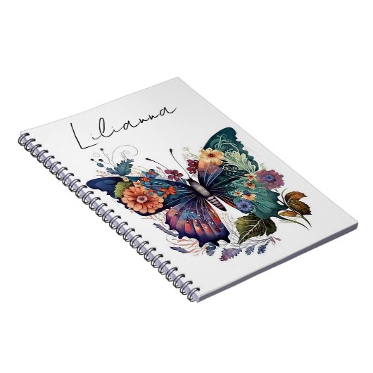 Aangepaste vlinder notitieboek (Rechterzijde)